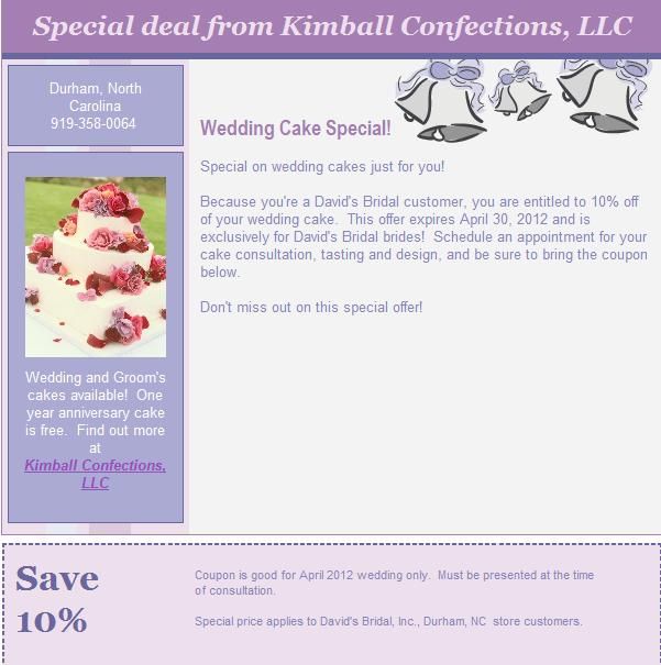 e-mail campaign sent for April brides.jpg