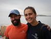 Elissa and Scotty, another employee of the Thompson Island Outward Bound Education Center