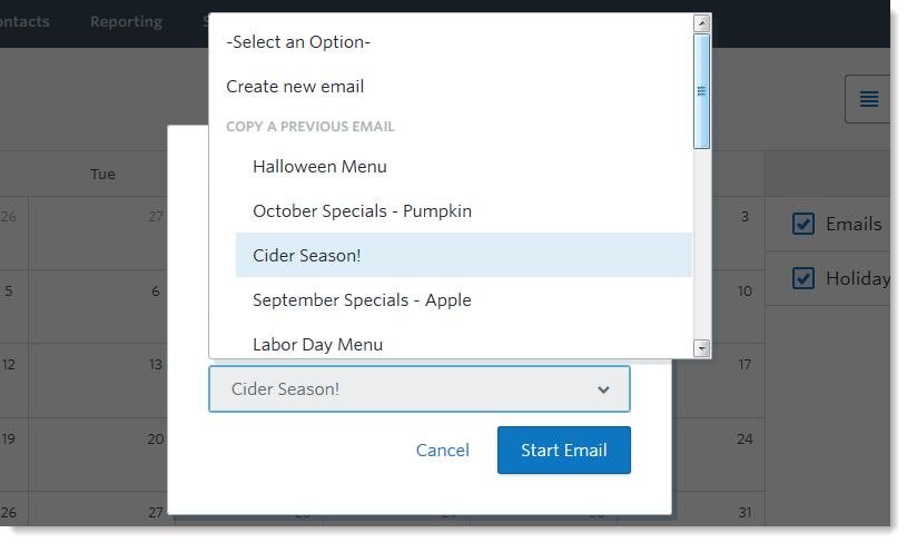 campaign-calendar-add-an-email-overlay-copy-previous-dropdown-option