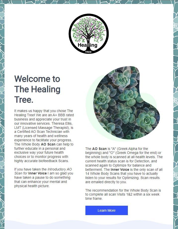 Welcome to the Healing Tree