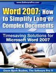 Word 2007: How to Simplify Long or Complex Documents